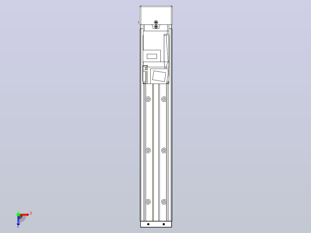 钢基模组TPA-KSR-5002C-300A1-MU-H1俯视图