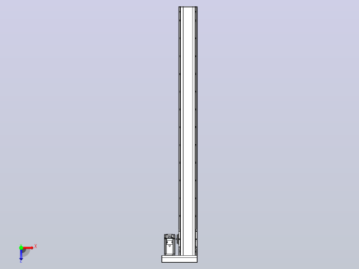 日规模组半封闭丝杆TPA-HNR-105D-1610C-L1200-ML-C-P40-N3俯视缩略图