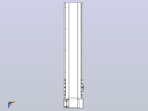 皮带直线轴半封闭可选导轨TPA-HNB-175D-140-L600-RP-C-P75-N3俯视缩略图