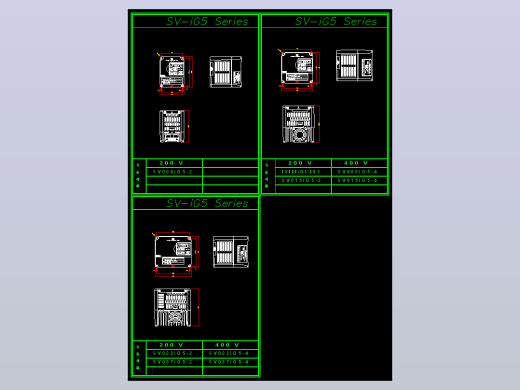 LS产电变频器Starvert-iG5 CAD
