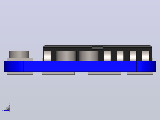 Solidworks中的充电模块右视缩略图
