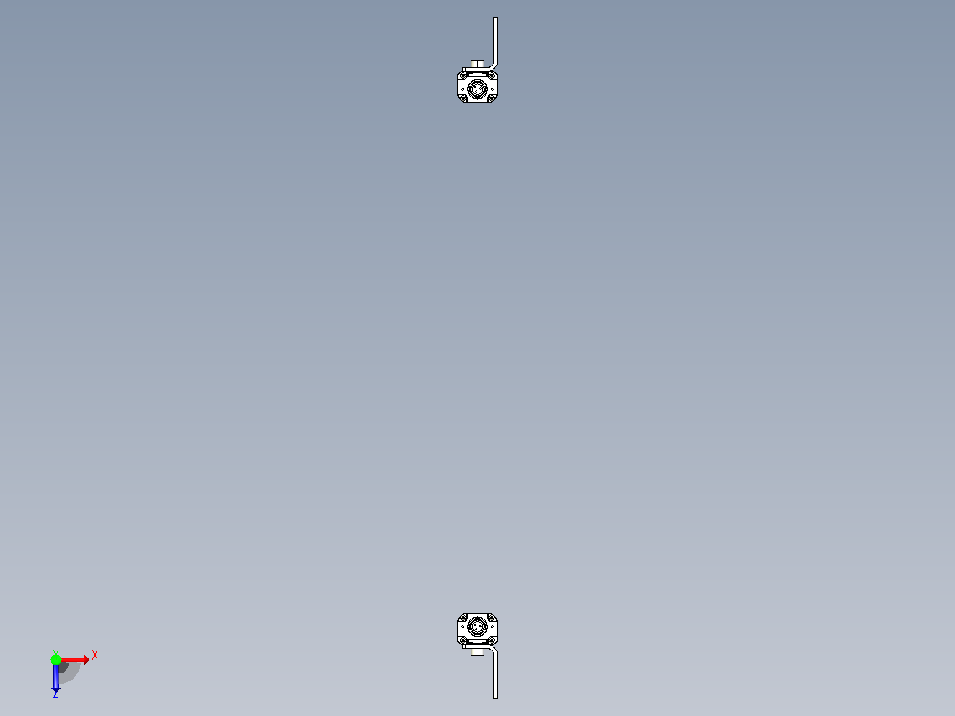 XTG1040安全光栅俯视图