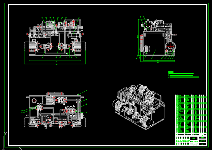 小型装载机液压系统（SW+CAD+说明书）
