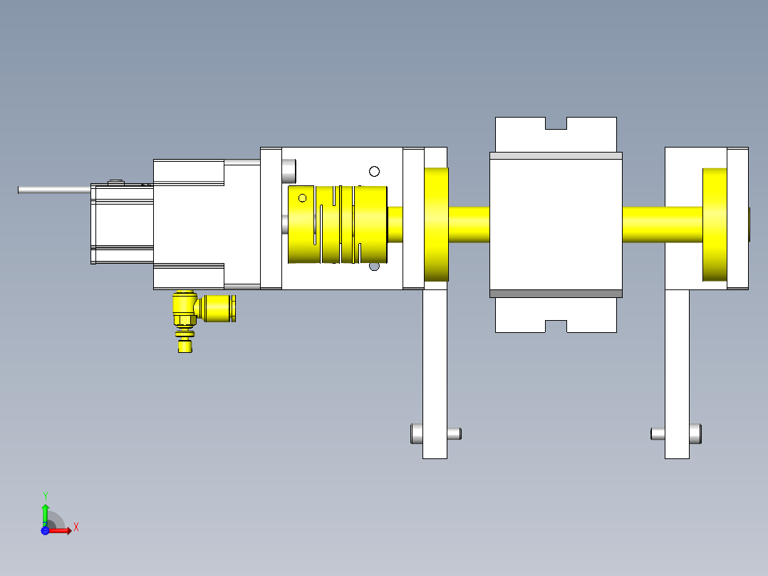 工件反转组件1前视图