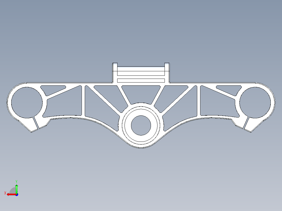 SOLIDWORKS AMAROK 三重夹后视图
