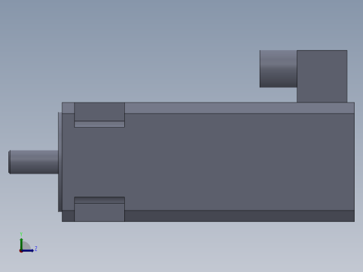 西门子伺服电机左视缩略图