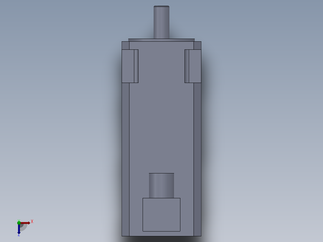 西门子伺服电机俯视图