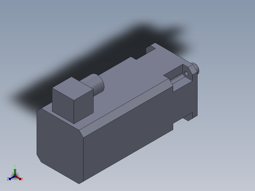 西门子伺服电机正等轴测缩略图