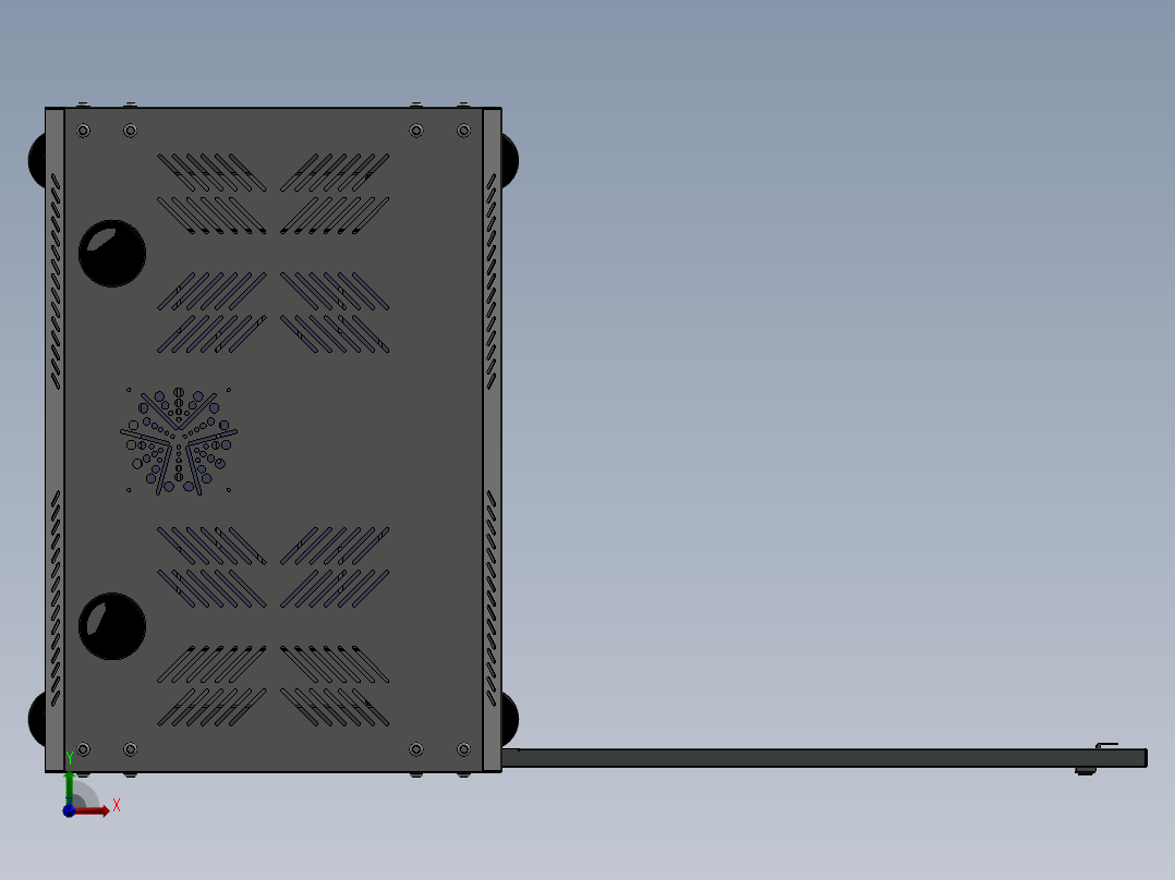 【E75】【IGS】【转】钣金电控箱前视图