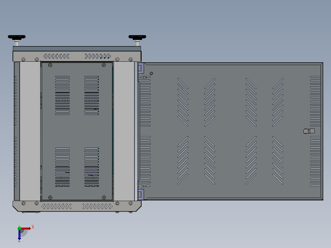 【E75】【IGS】【转】钣金电控箱俯视图
