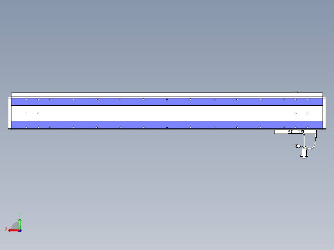 威洛博VL系列3d模型模组VL14S2Y-S1100后视图