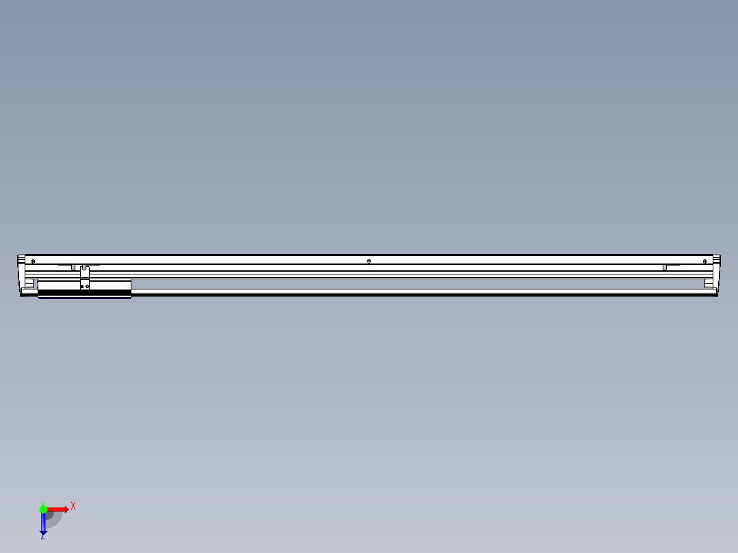 威洛博VL系列3d模型模组VL14S2Y-S1100俯视图