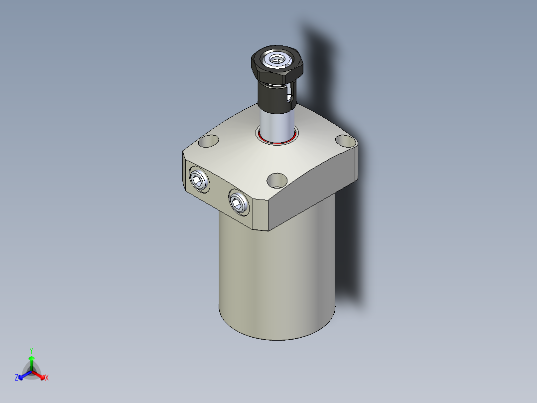 KOSMEKWHE1600-2GRD多系列多零件图纸模型主视图