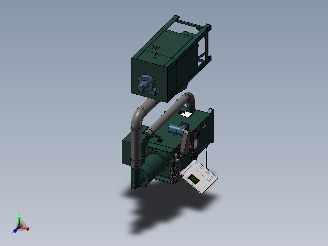 履带50型喷砂机(加高100)
