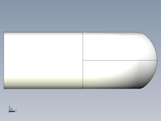 取手(鋁合金)2430-3D多系列多零件图纸模型左视缩略图