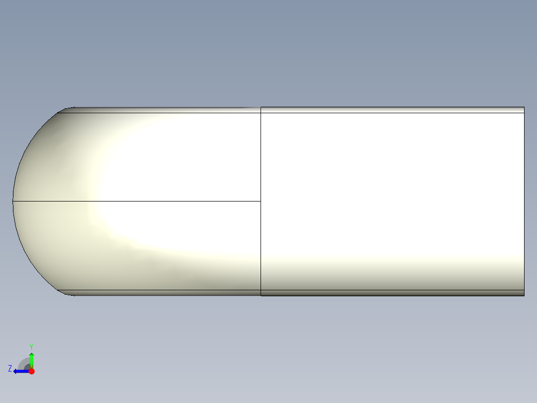 取手(鋁合金)2430-3D多系列多零件图纸模型右视图