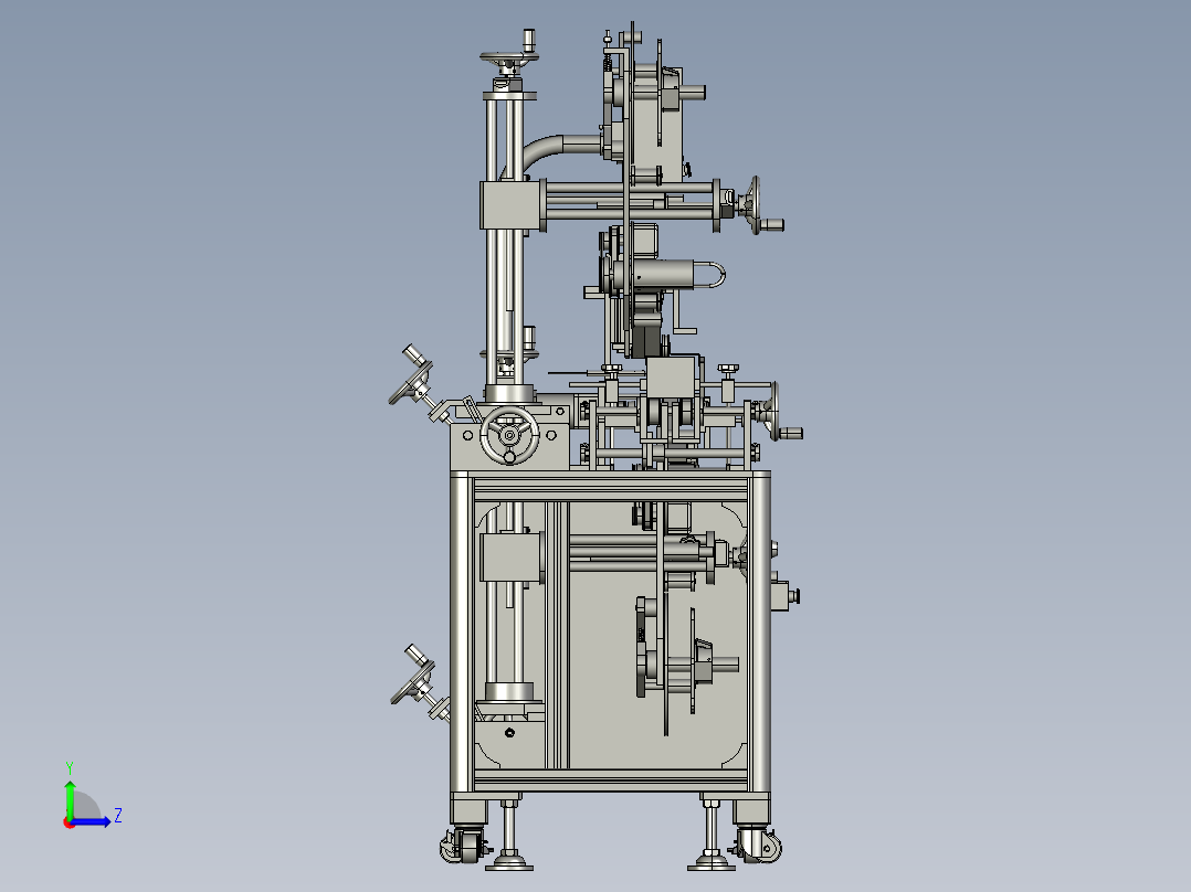 全自动贴标机左视图