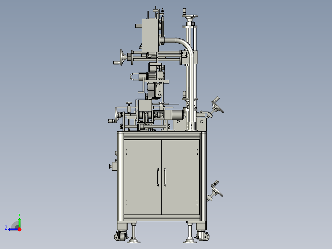 全自动贴标机右视图