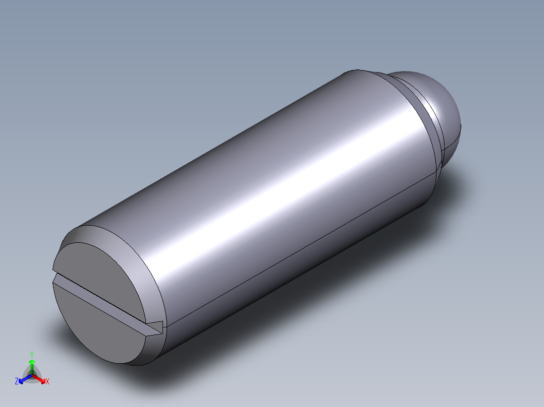 定位柱(中荷重)(不銹鋼)(英吋) 2B02-3D多系列多零件图纸模型正等轴测图