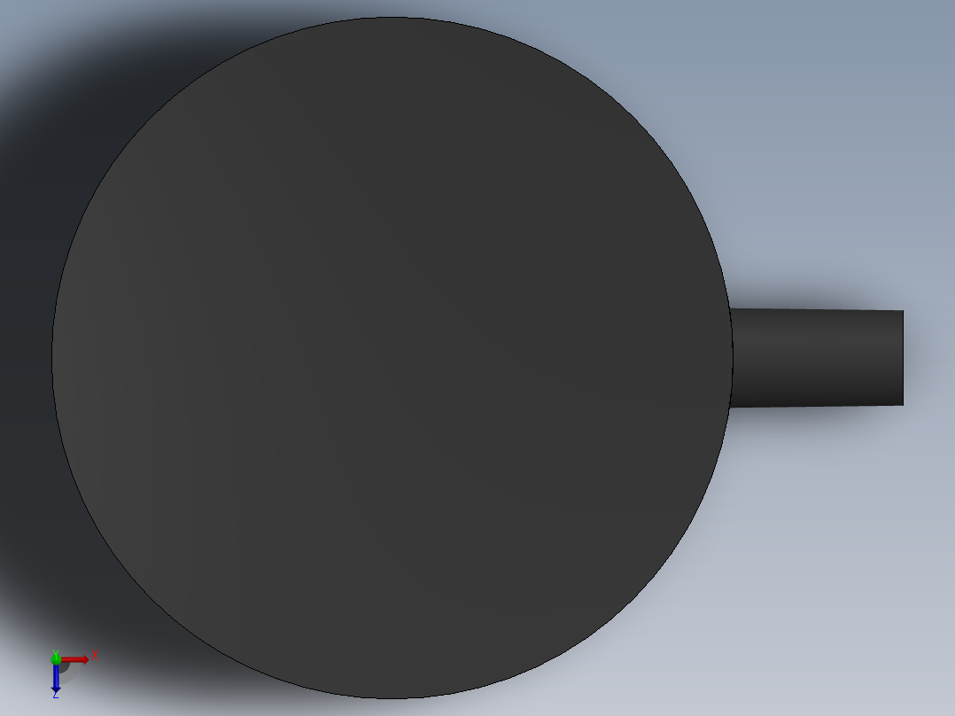 无线充电器俯视图