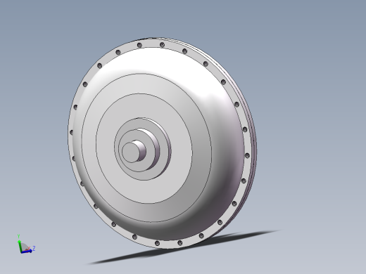 液力离合器三维图