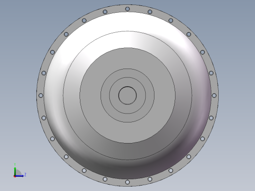 液力离合器三维图左视缩略图