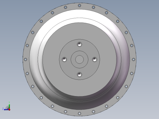 液力离合器三维图右视缩略图