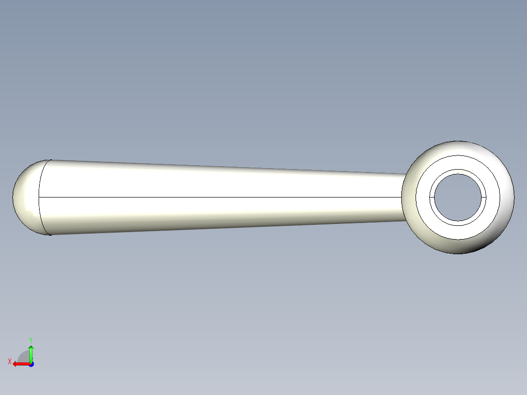 把手2447(A)-3D多系列多零件图纸模型后视图
