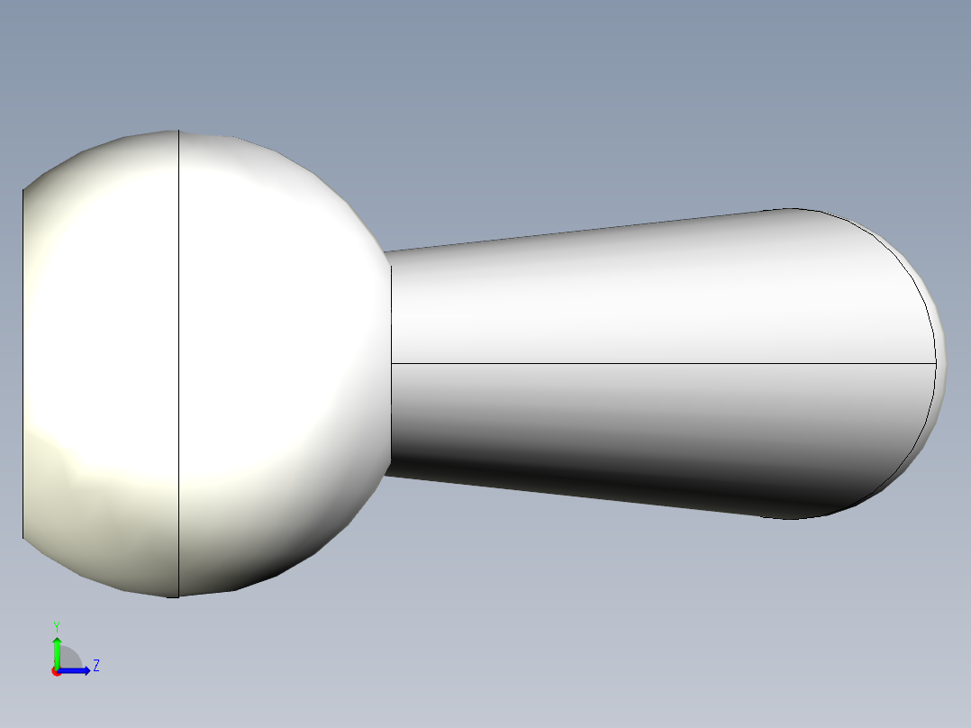 把手2447(A)-3D多系列多零件图纸模型左视图