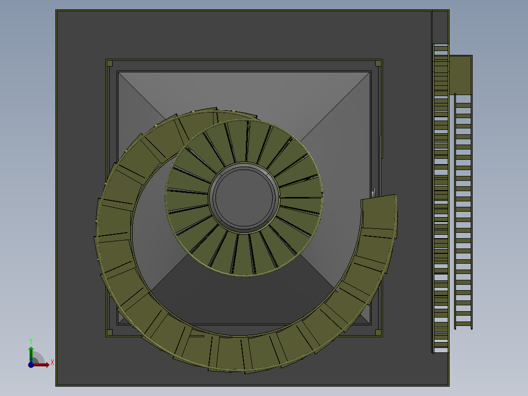 湿式静电除尘器前视图