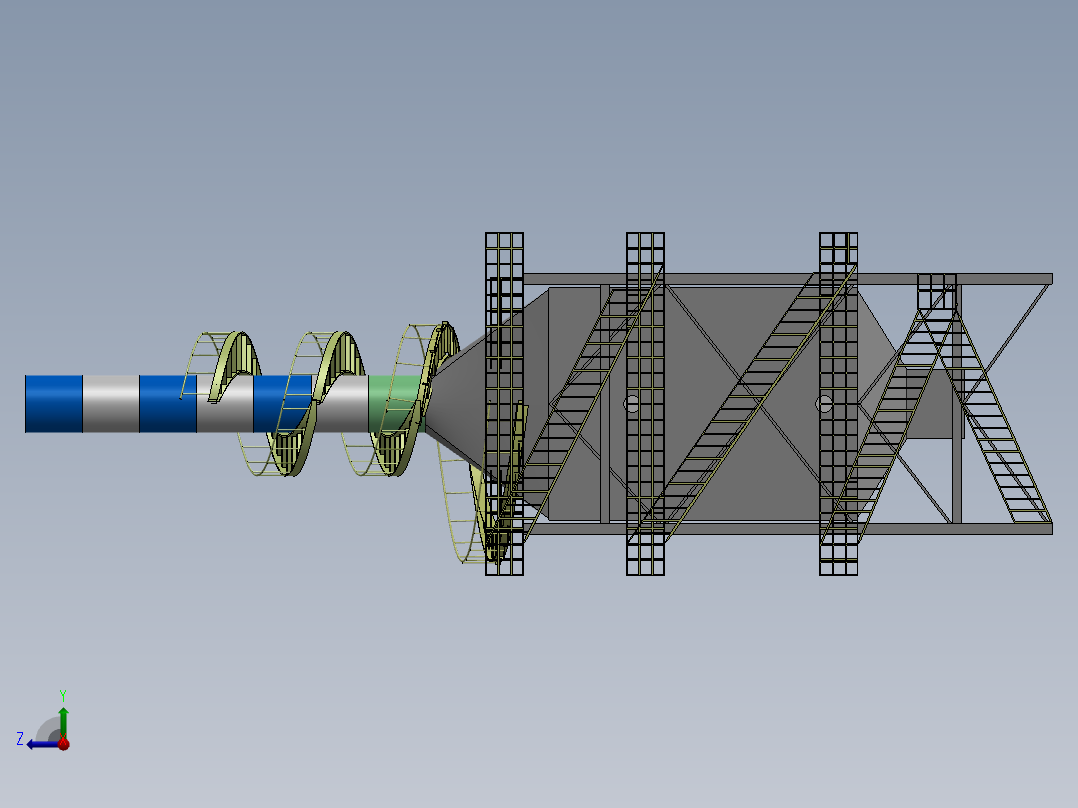 湿式静电除尘器右视图