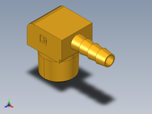 倒齿式工业管接头Hose Barb 90Deg Elbow to Male Pipe 129HB-4-6