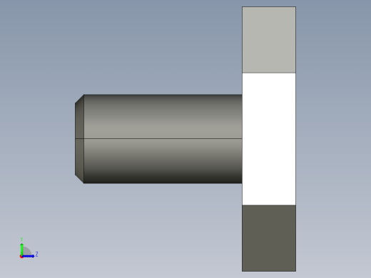偏心夾具2327-3D多系列多零件图纸模型左视缩略图