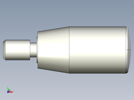 把手(迴轉)I.301+x-3D多系列多零件图纸模型前视缩略图