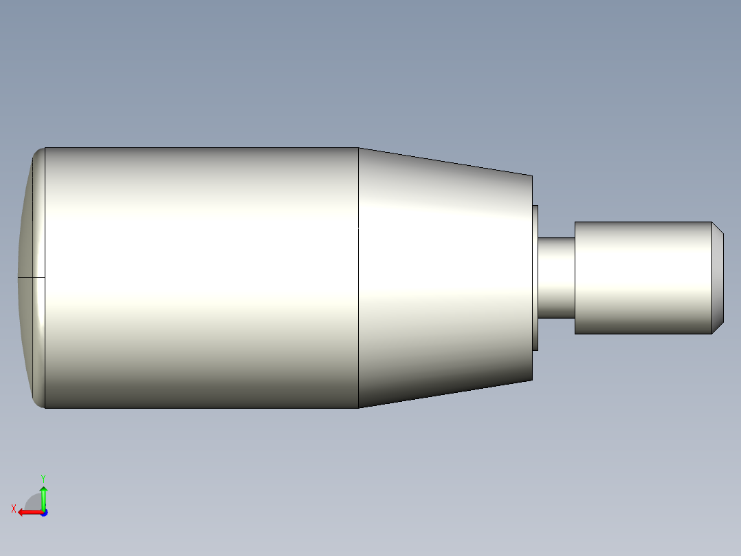 把手(迴轉)I.301+x-3D多系列多零件图纸模型后视图