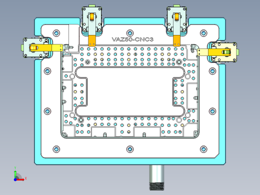 VAZ50-trim-CNC3笔记本CNC工装夹具三维模型-0529前视缩略图