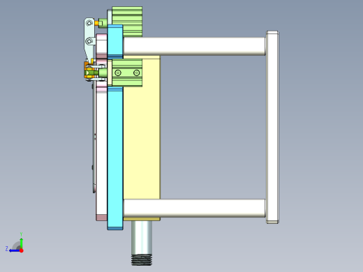 VAZ50-trim-CNC3笔记本CNC工装夹具三维模型-0529右视缩略图