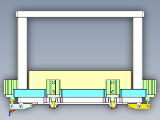 VAZ50-trim-CNC3笔记本CNC工装夹具三维模型-0529俯视缩略图