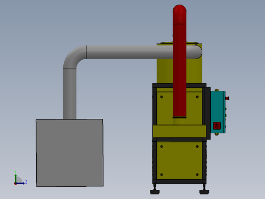 新型垃圾燃烧炉即垃圾处理设备sw17左视缩略图