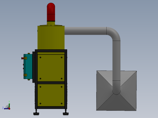 新型垃圾燃烧炉即垃圾处理设备sw17右视缩略图