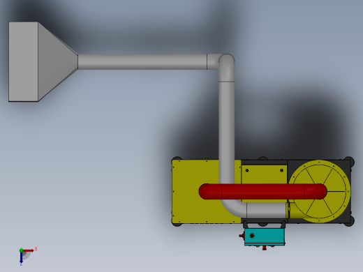 新型垃圾燃烧炉即垃圾处理设备sw17俯视缩略图