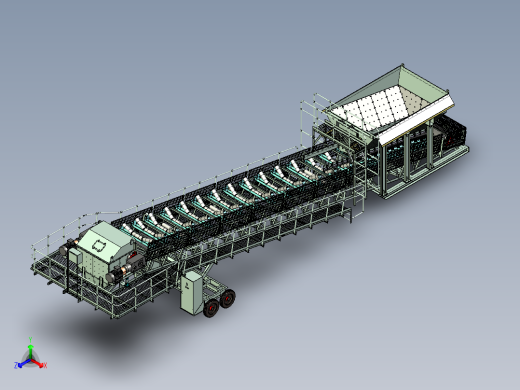 矿用带式输送机YD20-16皮带机3D
