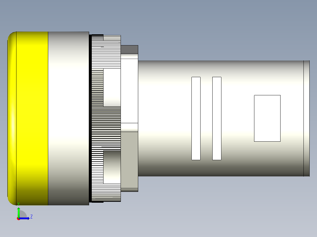 德力西电气LD11-22D黄左视图