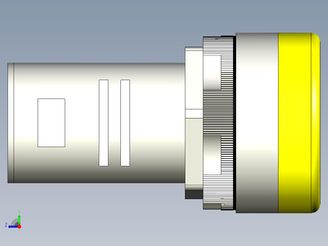 德力西电气LD11-22D黄右视图