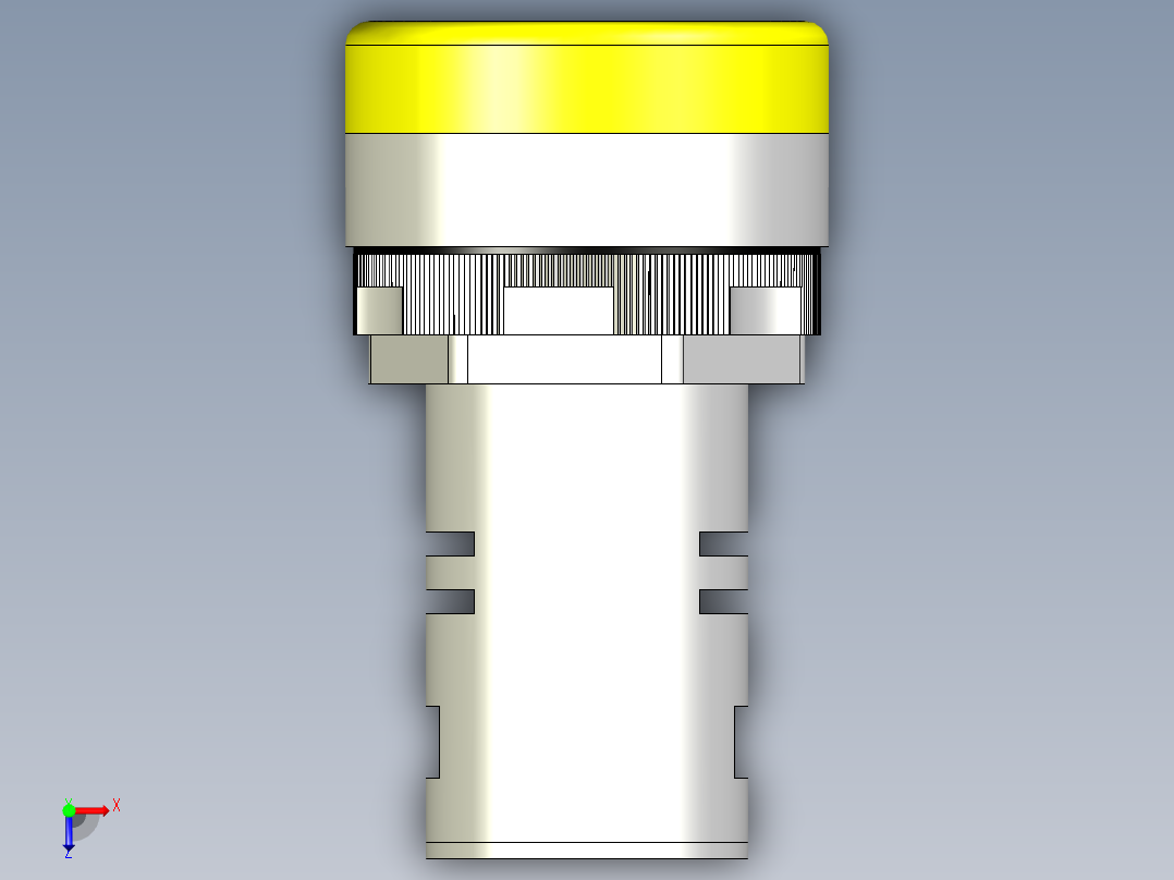 德力西电气LD11-22D黄俯视图