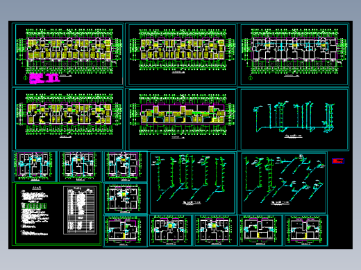 住宅采暖给排水施工图