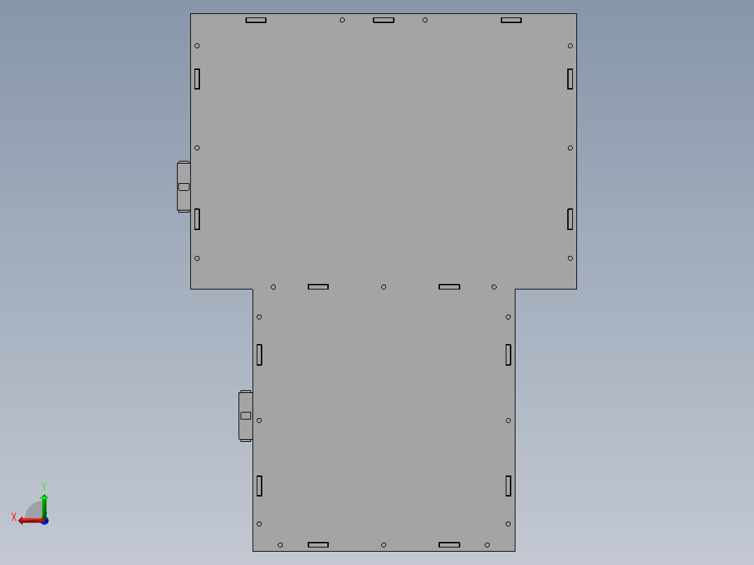 WIFI路由器盒子后视图