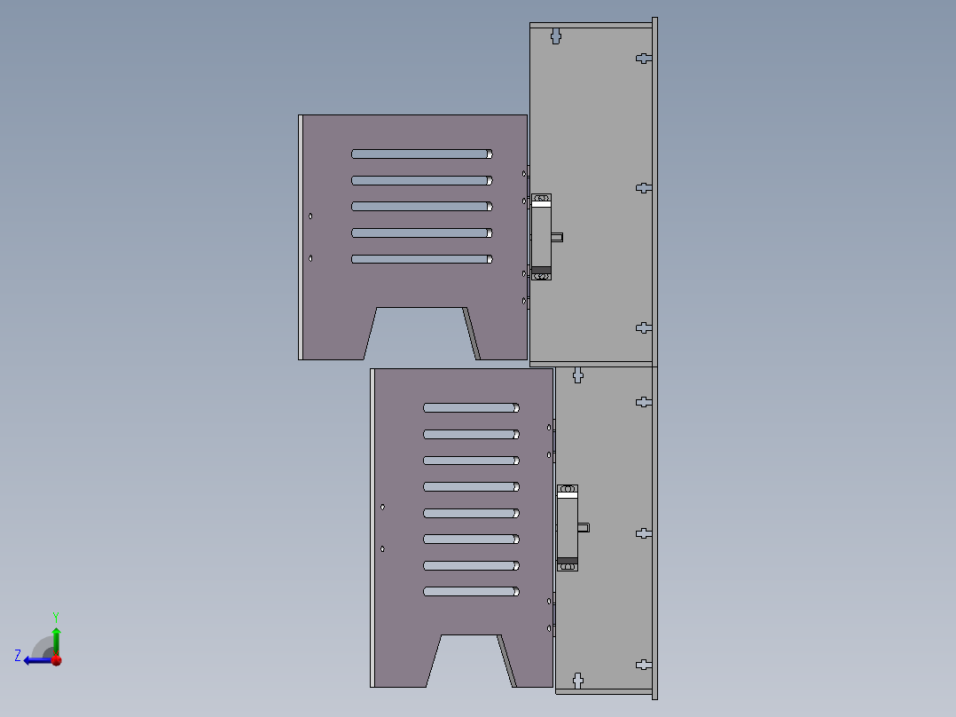 WIFI路由器盒子右视图