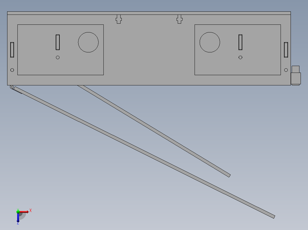 WIFI路由器盒子俯视图
