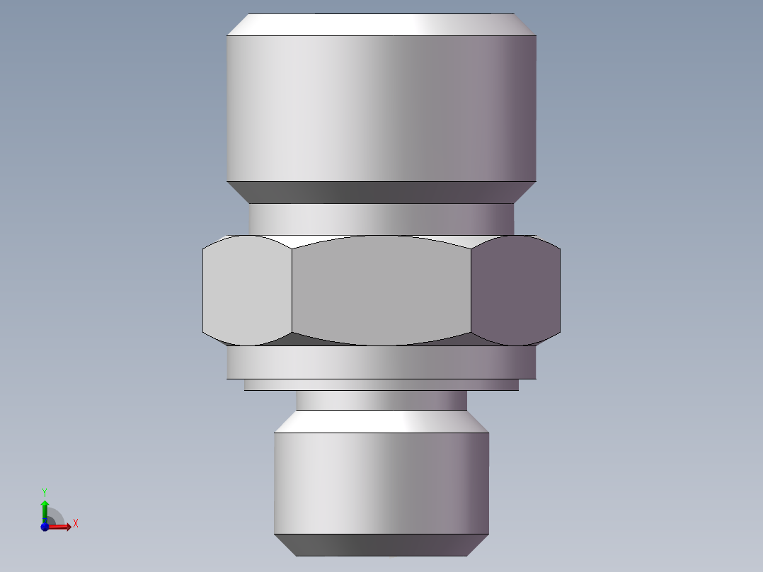 英制管螺纹ED密封、1CB-14-02WD前视图